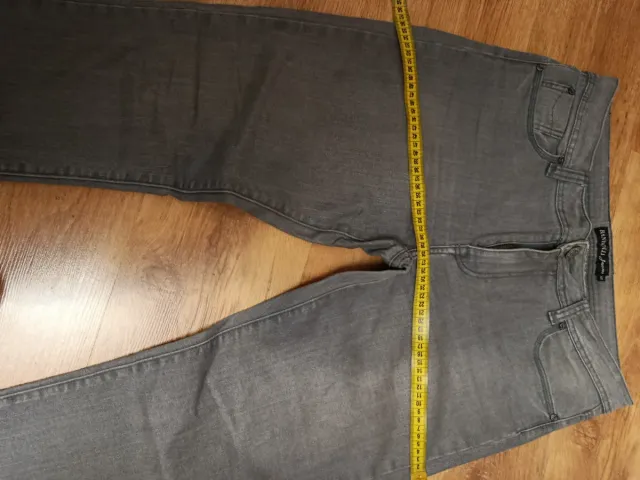 Pantalón vaquero mujer gris talla 46