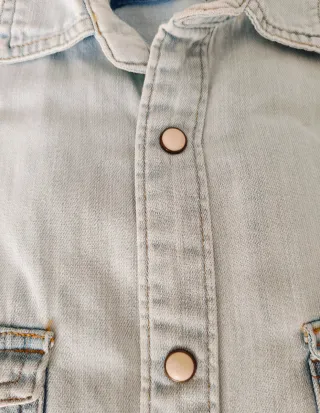 Lote ZARA MAN Camisa Vaquera+ Camiseta Rayas