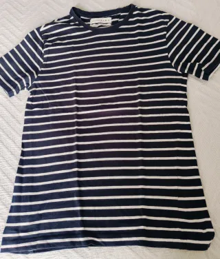 Lote ZARA MAN Camisa Vaquera+ Camiseta Rayas