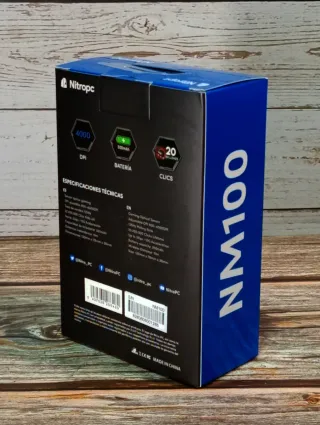 SIN ABRIR | Ratón Gaming Nitropc NM100 RGB