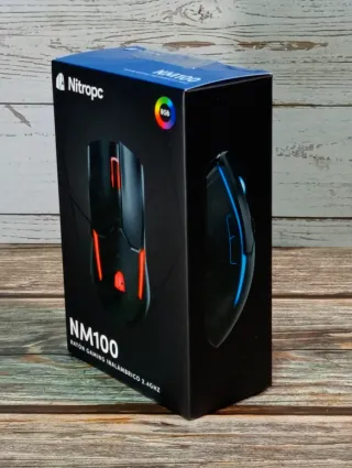 SIN ABRIR | Ratón Gaming Nitropc NM100 RGB