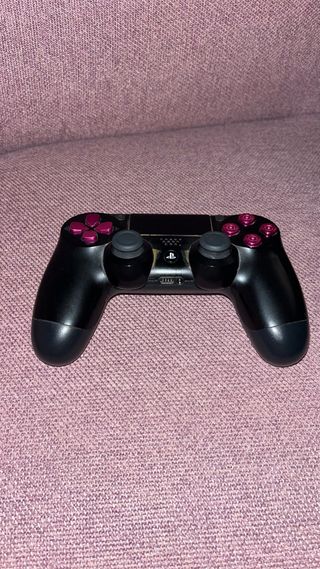 Mando PS4 DualShock 4 Negro y Rosa