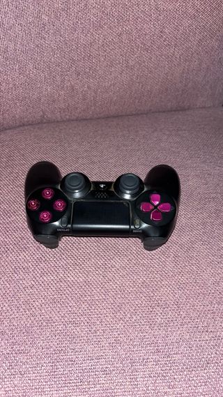 Mando PS4 DualShock 4 Negro y Rosa