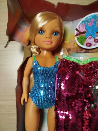 Nancy Sirena Lentejuelas Azul