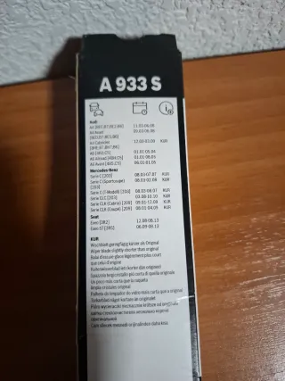 Escobillas Bosch Aerotwin A933S