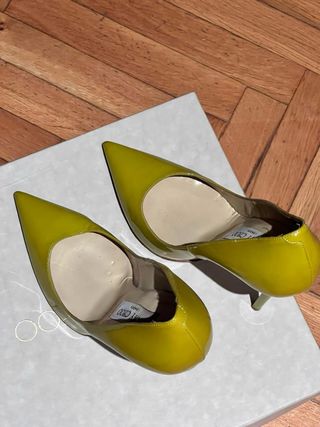 Tacones Jimmy Choo Verdes/Amarillos