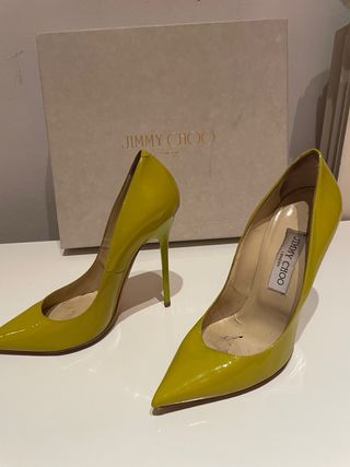 Tacones Jimmy Choo Verdes/Amarillos