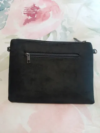 Bolso/Cartera Terciopelo Negro