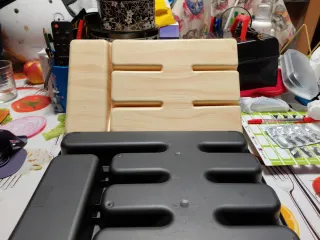 Organizador de cubiertos de madera nuevo