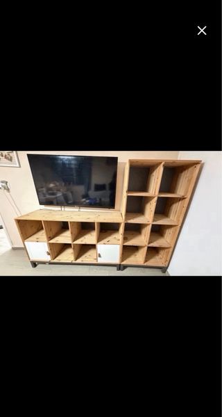 Estantería Kallax Madera Maciza Natural