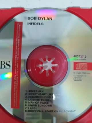 CD Bob Dylan Infidels
