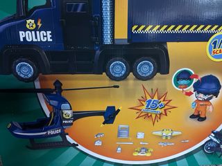 Pinypon Camión Policía 64cm + 2 muñecos y 15 acces