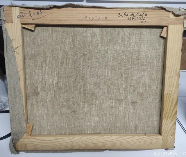 Oleo sobre lienzo Francisco Alcaraz