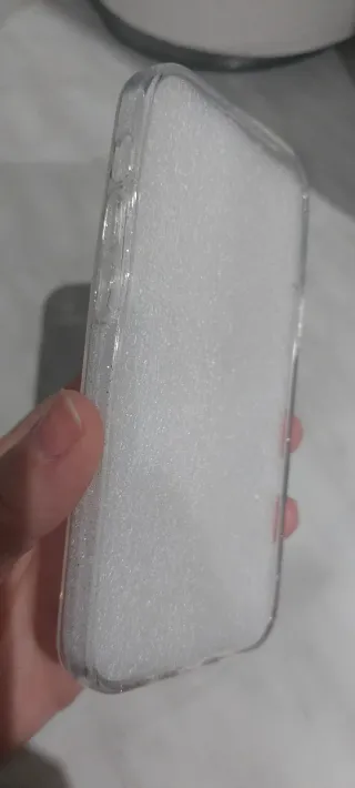 Custodia per iPhone 13 mini Glitter Trasparente