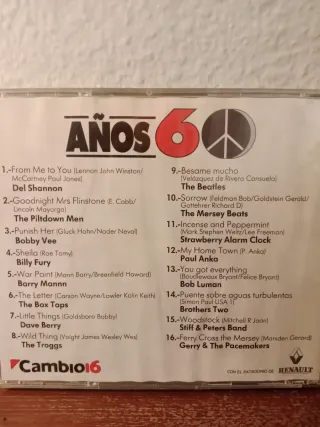 Colección CDs Cambio 16 música Años 60