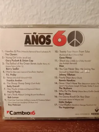 Colección CDs Cambio 16 música Años 60
