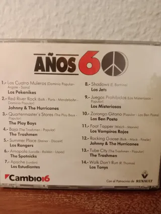 Colección CDs Cambio 16 música Años 60