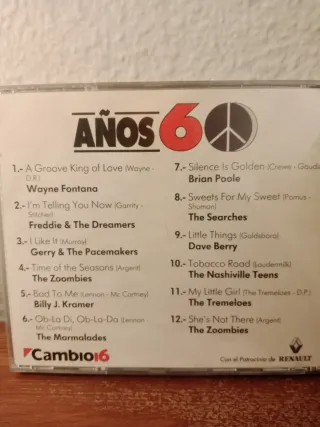 Colección CDs Cambio 16 música Años 60
