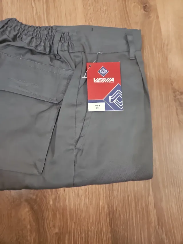 Pantalón de trabajo VEIIIA gris talla S