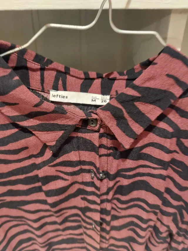 Camisa estampada cebra