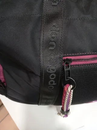 Bolsa de gimnasio negra Don Algodón