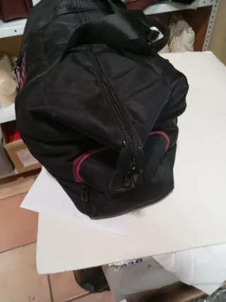 Bolsa de gimnasio negra Don Algodón