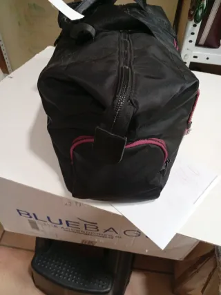Bolsa de gimnasio negra Don Algodón
