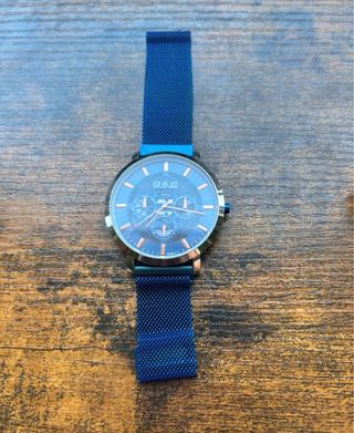 Reloj G&C Azul y Plateado