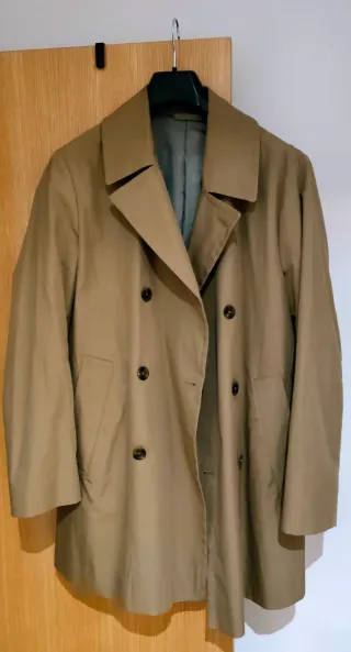 Gabardina Mango Beige Talla S