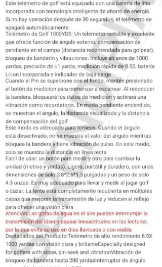 Medidor de distancia.Telémetro REVASRI NK-1000