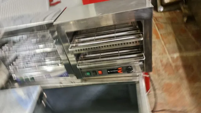 Tostador industrial doble acero inoxidable