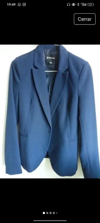 Americana azul marino Stradivarius Talla M