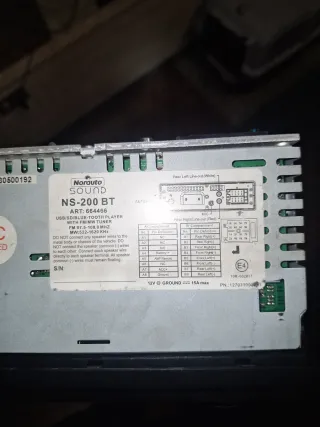 Radio Bluetooth MP3  NS-200 BT de marca norauto