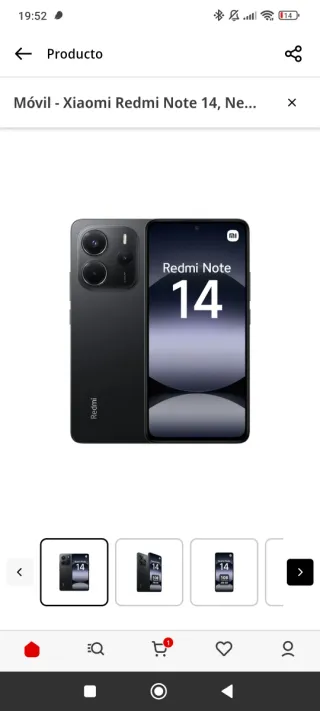 Xiaomi Redmi Note 14 Nero