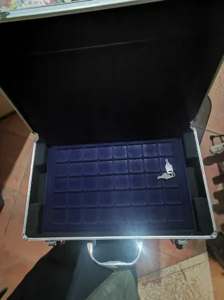 Maletín aluminio Ordex para 205 monedas