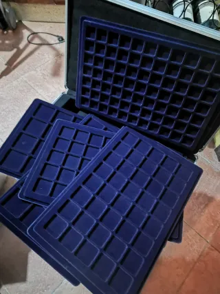 Maletín aluminio Ordex para 205 monedas