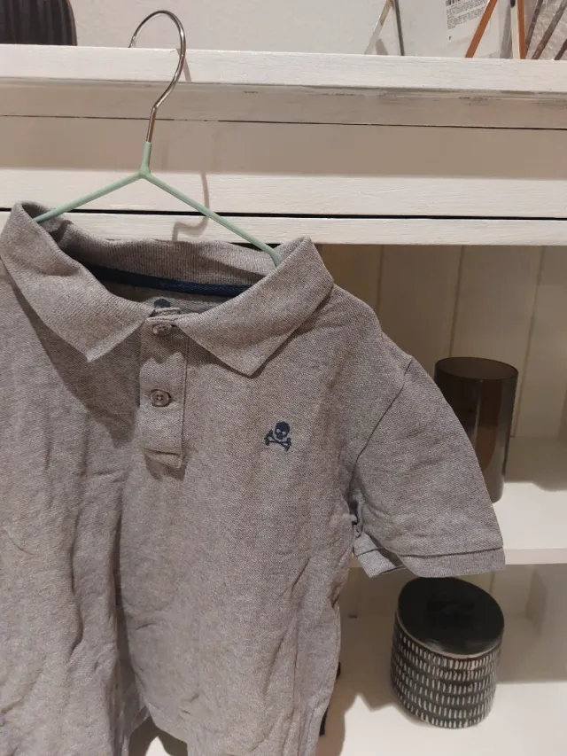 Polo niño Scalper gris