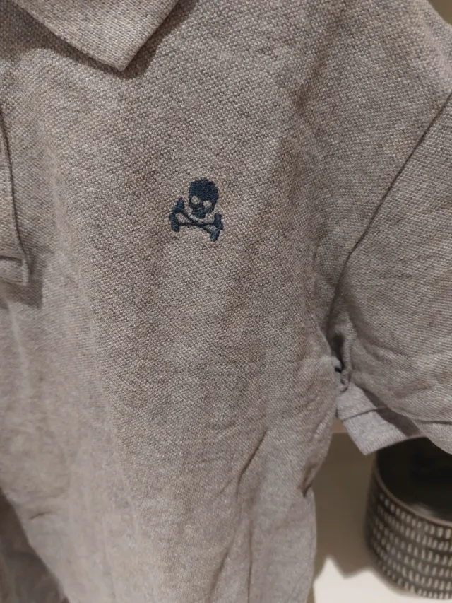 Polo niño Scalper gris