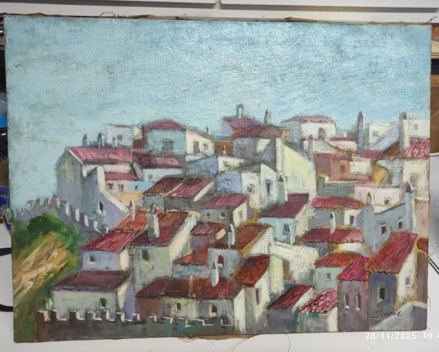 Oleo sobre lienzo Francisco Alcaraz