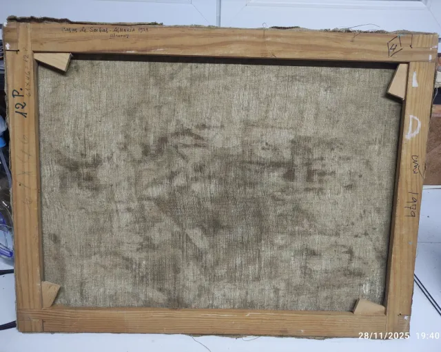 Oleo sobre lienzo Francisco Alcaraz