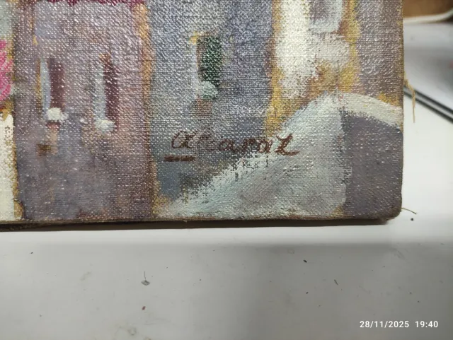 Oleo sobre lienzo Francisco Alcaraz