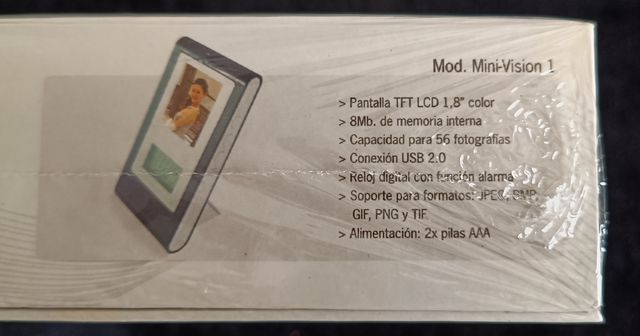 MARCO DIGITAL CON RELOJ Y ALARMA - MARCA ITAL