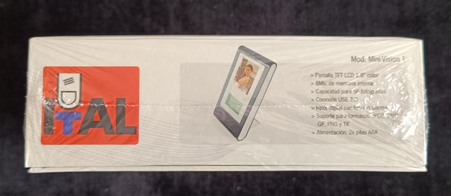 MARCO DIGITAL CON RELOJ Y ALARMA - MARCA ITAL