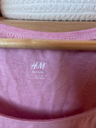 Camiseta premamá rosa