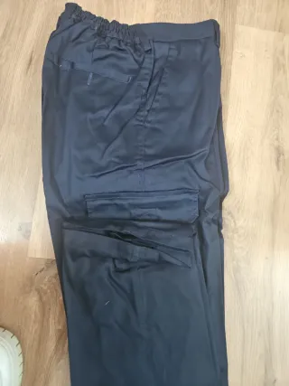 Pantalón de trabajo azul,forrado invierno