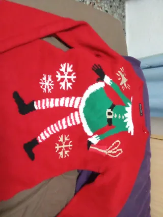 Jersey Navideño Elfo Talla M