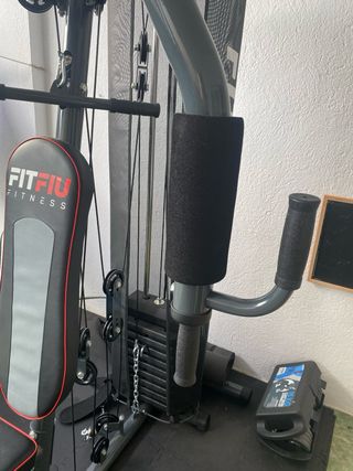 Máquina Musculación FitFiu Gym-200 Gris