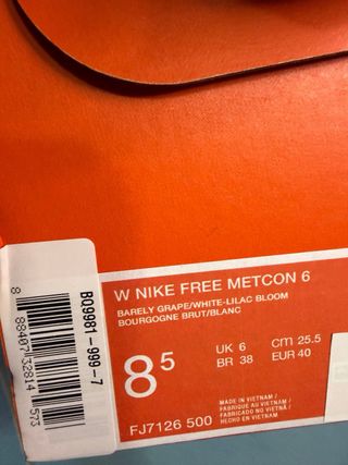 Nike Free Metcon 6 per CrossFit Viola