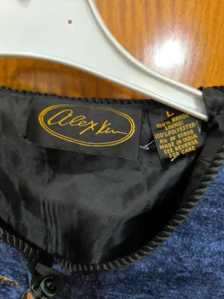 Cazadora Alex Kim Animal Print Azul