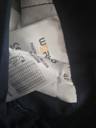 Pantalones de trabajo azul